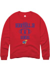 Main image for Taiwan Berryhill Jr  Rally Kansas Jayhawks Mens Red NIL Sport Icon Long Sleeve Crew Sweatshirt