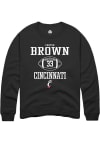 Main image for Carter Brown  Rally Cincinnati Bearcats Mens Black NIL Sport Icon Long Sleeve Crew Sweatshirt