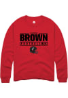 Main image for Carter Brown  Rally Cincinnati Bearcats Mens Red NIL Stacked Box Long Sleeve Crew Sweatshirt