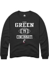 Main image for Ethan Green  Rally Cincinnati Bearcats Mens Black NIL Sport Icon Long Sleeve Crew Sweatshirt