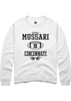 Main image for Michael Mussari  Rally Cincinnati Bearcats Mens White NIL Sport Icon Long Sleeve Crew Sweatshirt