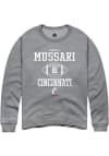 Main image for Michael Mussari Rally Mens Graphite Cincinnati Bearcats NIL Sport Icon Crew Sweatshirt