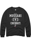 Main image for Michael Mussari  Rally Cincinnati Bearcats Mens Black NIL Sport Icon Long Sleeve Crew Sweatshirt