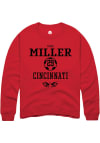 Main image for Paige Miller  Rally Cincinnati Bearcats Mens Red NIL Sport Icon Long Sleeve Crew Sweatshirt