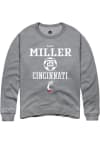 Main image for Paige Miller Rally Mens Graphite Cincinnati Bearcats NIL Sport Icon Crew Sweatshirt