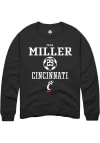 Main image for Paige Miller  Rally Cincinnati Bearcats Mens Black NIL Sport Icon Long Sleeve Crew Sweatshirt