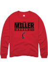 Main image for Paige Miller  Rally Cincinnati Bearcats Mens Red NIL Stacked Box Long Sleeve Crew Sweatshirt