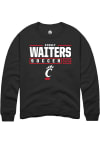 Main image for Sydney Waiters Rally Mens Black Cincinnati Bearcats NIL Stacked Box Crew Sweatshirt