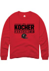 Main image for Will Kocher  Rally Cincinnati Bearcats Mens Red NIL Stacked Box Long Sleeve Crew Sweatshirt