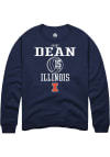 Main image for Gabby Dean Rally Mens Navy Blue Illinois Fighting Illini NIL Sport Icon Crew Sweatshirt