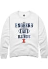 Main image for Joep Engbers Rally Mens White Illinois Fighting Illini NIL Sport Icon Crew Sweatshirt