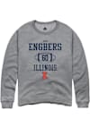 Main image for Joep Engbers Rally Mens Graphite Illinois Fighting Illini NIL Sport Icon Crew Sweatshirt