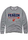 Main image for Kaden Feagin Rally Mens Graphite Illinois Fighting Illini NIL Stacked Box Crew Sweatshirt