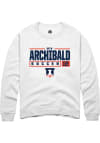 Main image for Mya Archibald Rally Mens White Illinois Fighting Illini NIL Stacked Box Crew Sweatshirt