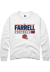 Main image for Patrick Farrell Rally Mens White Illinois Fighting Illini NIL Stacked Box Crew Sweatshirt