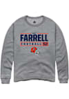 Main image for Patrick Farrell Rally Mens Graphite Illinois Fighting Illini NIL Stacked Box Crew Sweatshirt