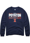 Main image for Ronan Poynton Rally Mens Navy Blue Illinois Fighting Illini NIL Stacked Box Crew Sweatshirt