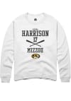 Main image for Cierra Harrison  Rally Missouri Tigers Mens White NIL Sport Icon Long Sleeve Crew Sweatshirt