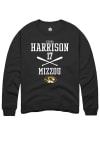 Main image for Cierra Harrison  Rally Missouri Tigers Mens Black NIL Sport Icon Long Sleeve Crew Sweatshirt