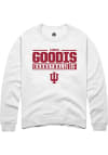 Main image for James Goodis Rally Mens White Indiana Hoosiers NIL Stacked Box Crew Sweatshirt