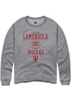 Main image for Julianna LaMendola Rally Mens Graphite Indiana Hoosiers NIL Sport Icon Crew Sweatshirt