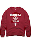 Main image for Julianna LaMendola Rally Mens Red Indiana Hoosiers NIL Sport Icon Crew Sweatshirt