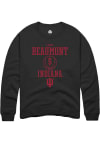 Main image for Lenée Beaumont Rally Mens Black Indiana Hoosiers NIL Sport Icon Crew Sweatshirt