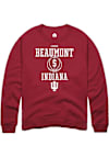 Main image for Lenée Beaumont Rally Mens Red Indiana Hoosiers NIL Sport Icon Crew Sweatshirt