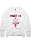 Main image for Mackenzie Mgbako Rally Mens White Indiana Hoosiers NIL Sport Icon Crew Sweatshirt