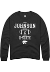 Main image for Avery Johnson  Rally K-State Wildcats Mens Black NIL Sport Icon Long Sleeve Crew Sweatshirt