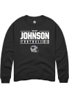 Main image for Avery Johnson  Rally K-State Wildcats Mens Black NIL Stacked Box Long Sleeve Crew Sweatshirt