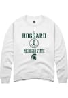 Main image for AJ Hoggard Rally Mens White Michigan State Spartans NIL Sport Icon Crew Sweatshirt