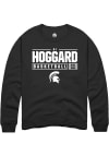 Main image for AJ Hoggard Rally Mens Black Michigan State Spartans NIL Stacked Box Crew Sweatshirt