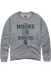 Main image for Aliyah Moore Rally Mens Graphite Michigan State Spartans NIL Sport Icon Crew Sweatshirt