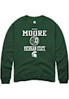 Main image for Aliyah Moore Rally Mens Green Michigan State Spartans NIL Sport Icon Crew Sweatshirt