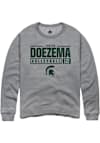 Main image for Evelyn Doezema Rally Mens Graphite Michigan State Spartans NIL Stacked Box Crew Sweatshirt