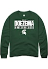 Main image for Evelyn Doezema Rally Mens Green Michigan State Spartans NIL Stacked Box Crew Sweatshirt
