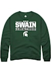 Main image for Jayhlin Swain Rally Mens Green Michigan State Spartans NIL Stacked Box Crew Sweatshirt