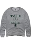 Main image for Jocelyn Tate Rally Mens Graphite Michigan State Spartans NIL Sport Icon Crew Sweatshirt