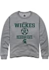 Main image for Jordyn Wickes Rally Mens Graphite Michigan State Spartans NIL Sport Icon Crew Sweatshirt