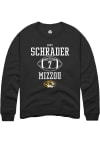 Main image for Cody Schrader  Rally Missouri Tigers Mens Black NIL Sport Icon Long Sleeve Crew Sweatshirt