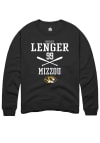 Main image for Kayley Lenger  Rally Missouri Tigers Mens Black NIL Sport Icon Long Sleeve Crew Sweatshirt