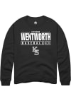 Main image for Jackson Wentworth Rally Mens Black K-State Wildcats NIL Stacked Box Crew Sweatshirt