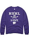 Main image for Ty Ruhl Rally Mens Purple K-State Wildcats NIL Sport Icon Crew Sweatshirt