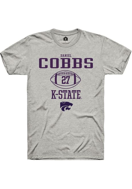 Daniel Cobbs Ash K-State Wildcats NIL Sport Icon Short Sleeve T Shirt