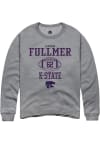 Main image for Jackson Fullmer Rally Mens Graphite K-State Wildcats NIL Sport Icon Crew Sweatshirt
