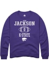 Main image for Jadon Jackson Rally Mens Purple K-State Wildcats NIL Sport Icon Crew Sweatshirt