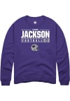 Main image for Jadon Jackson Rally Mens Purple K-State Wildcats NIL Stacked Box Crew Sweatshirt