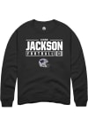 Main image for Jadon Jackson Rally Mens Black K-State Wildcats NIL Stacked Box Crew Sweatshirt