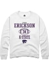 Main image for Trevor Erickson Rally Mens White K-State Wildcats NIL Sport Icon Crew Sweatshirt